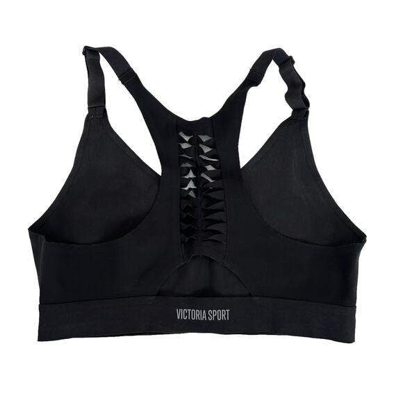 Victoria's Secret Victoria Sport Black Sports Bra Sz M - Picture 2 of 4